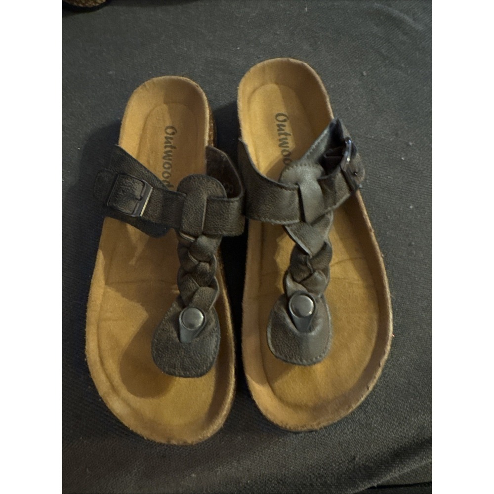 Women's Outdoors Sandals Size8 Thong Brown